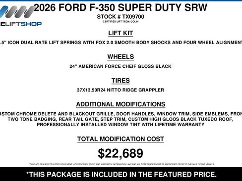 Used 2026 Ford F350 Platinum w/ Platinum Plus Package AWD/4WD image 2
