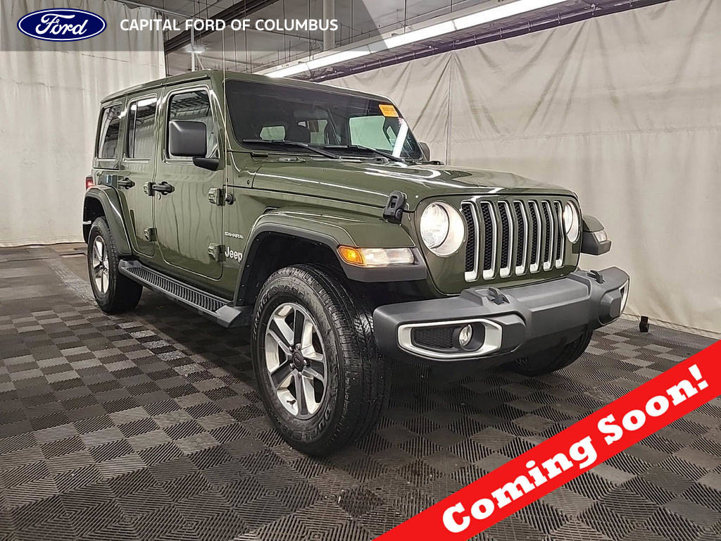 Used 2021 Jeep Wrangler Unlimited Sahara AWD/4WD image 1