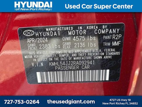 Used 2024 Hyundai Sonata Limited image 15