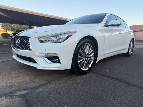 Used 2021 INFINITI Q50 Luxe w/ Seat & Sound Package image 7