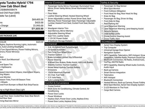 Used 2024 Toyota Tundra 1794 Edition AWD/4WD image 5