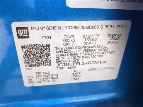 Used 2024 GMC Sierra 1500 AT4 w/ Technology Package image 25