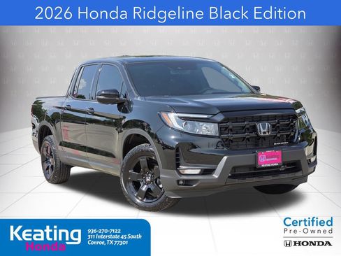 Certified 2026 Honda Ridgeline Black Edition image 1