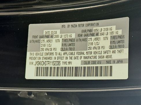 Used 2024 MAZDA CX-90 3.3 Turbo w/ Premium Package AWD/4WD image 12