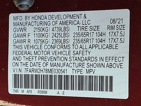 Used 2021 Honda CR-V Special Edition image 28