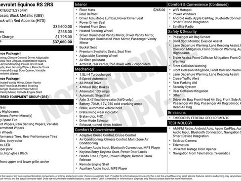 New 2026 Chevrolet Equinox RS image 25