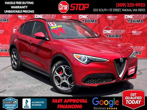 Used 2019 Alfa Romeo Stelvio Ti Sport w/ Quick Order Package 22S Sport AWD/4WD image 1