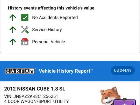 Used 2012 Nissan Cube 1.8 SL w/ Interior Designer Pkg image 24