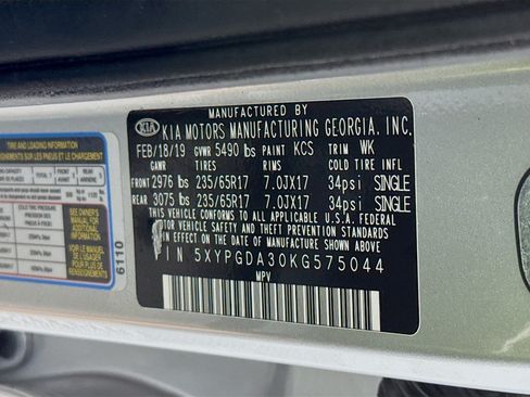 Used 2019 Kia Sorento AWD w/ Option Group 020 image 35