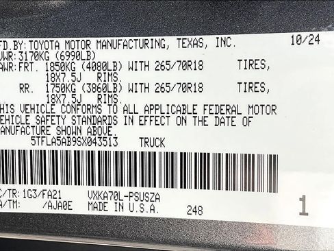 Used 2025 Toyota Tundra SR5 image 18