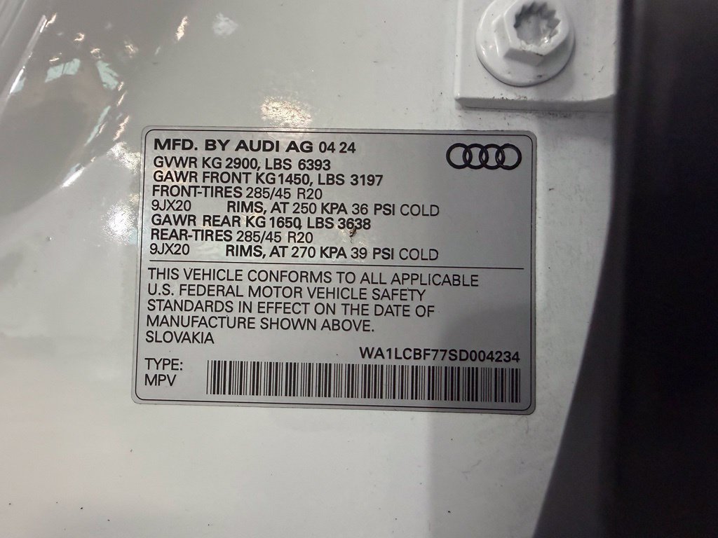Used 2025 Audi Q7 2.0T Premium Plus w/ Premium Plus Package AWD/4WD image 34