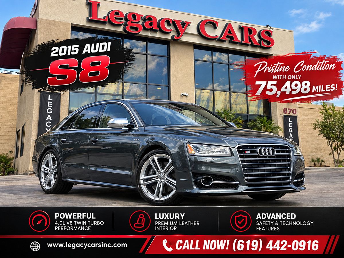 Used 2015 Audi S8 AWD/4WD image 2