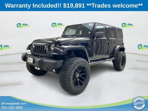 Used 2014 Jeep Wrangler Unlimited Sahara w/ Dual Top Group AWD/4WD image 1