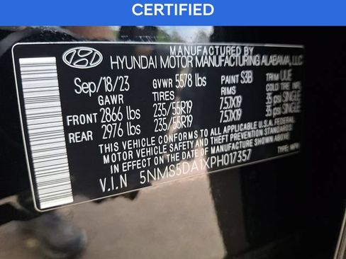 Used 2023 Hyundai Santa Fe Limited w/ Cargo Package AWD/4WD image 27