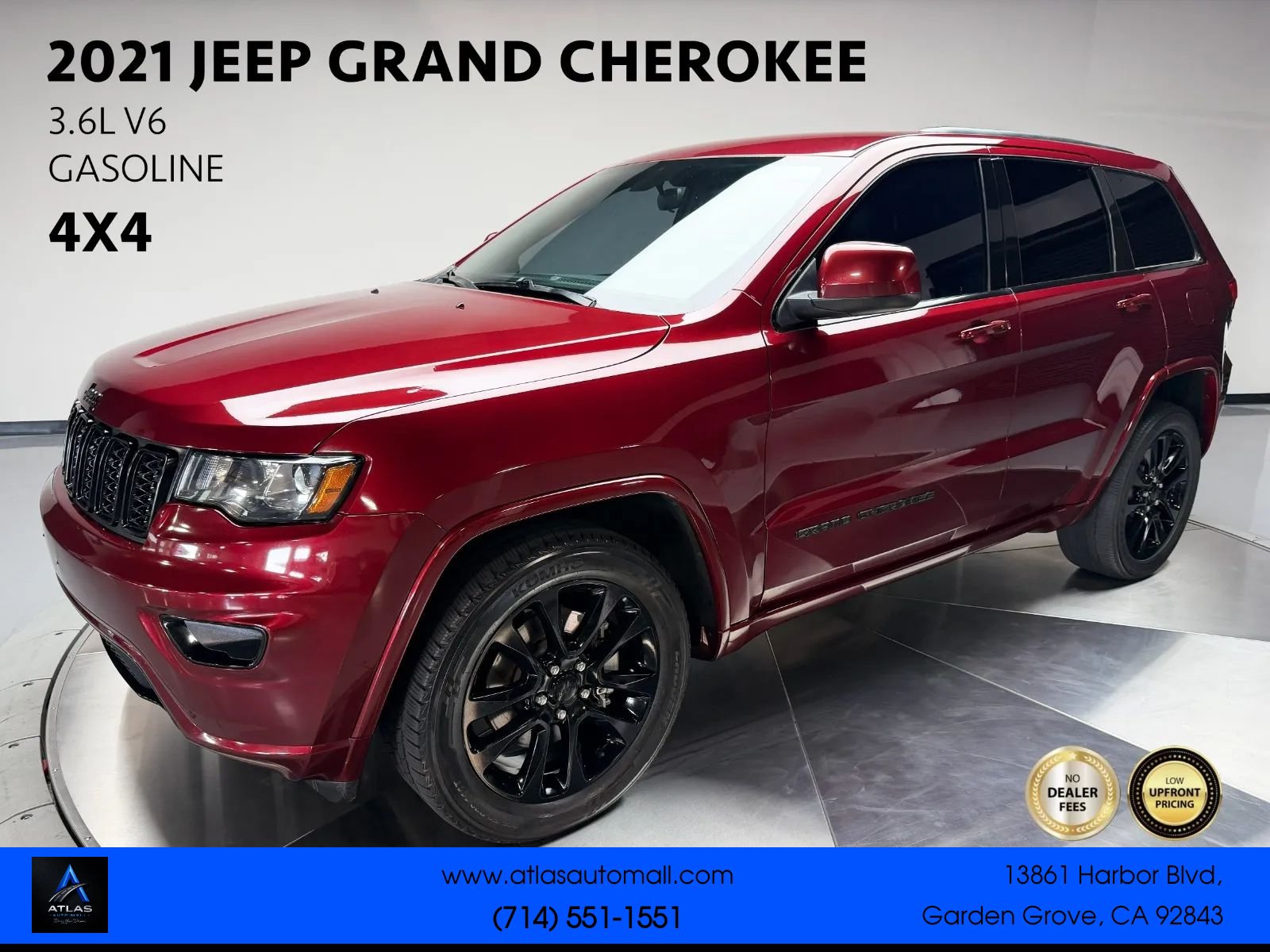 Used 2021 Jeep Grand Cherokee Laredo X AWD/4WD image 1