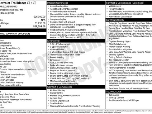 Used 2024 Chevrolet TrailBlazer LT image 35