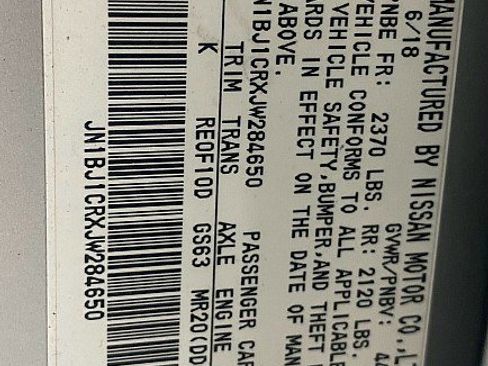 Used 2018 Nissan Rogue Sport SL w/ SL Premium Package image 10