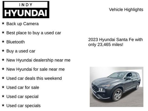 Used 2023 Hyundai Santa Fe SE w/ Cargo Package image 7