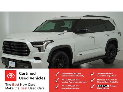 Certified 2024 Toyota Sequoia Limited w/ Nightshade Package AWD/4WD image 7