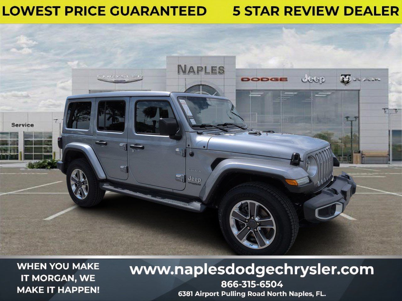 Used 2021 Jeep Wrangler Unlimited Sahara AWD/4WD image 1