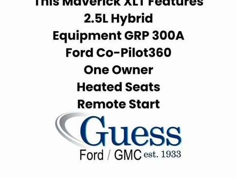 Used 2025 Ford Maverick XLT w/ XLT Luxury Package image 9