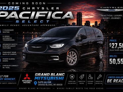 Used 2025 Chrysler Pacifica Select FWD image 1