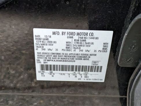 Used 2019 Ford Edge SEL w/ Equipment Group 201A image 31