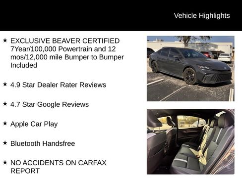 Used 2025 Toyota Camry SE w/ Convenience Package FWD image 6
