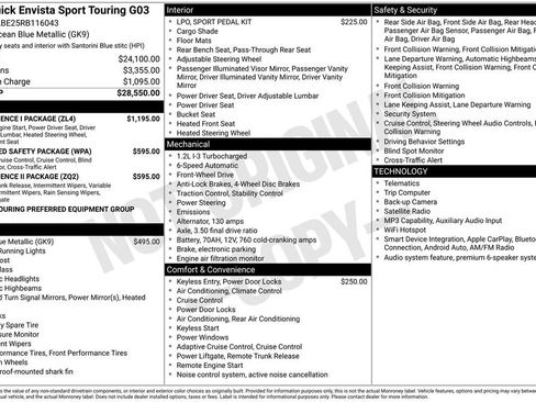 Used 2024 Buick Envista Sport Touring w/ Convenience I Package FWD image 9