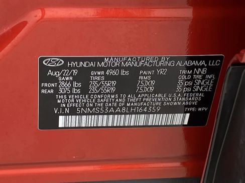 Used 2020 Hyundai Santa Fe Limited image 36