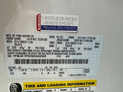 Certified 2025 Ford Expedition Max King Ranch AWD/4WD image 30