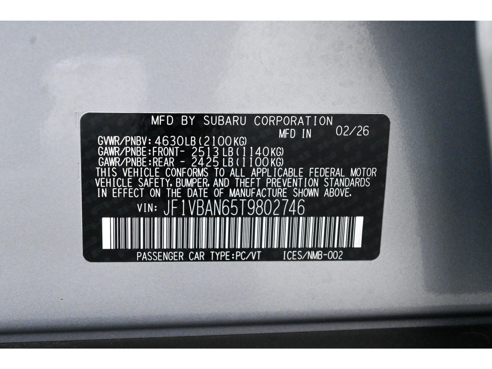 Used 2026 Subaru WRX Limited AWD/4WD image 47