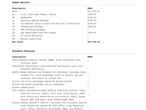 Used 2021 Toyota Tacoma TRD Off-Road w/ Technology Package image 11