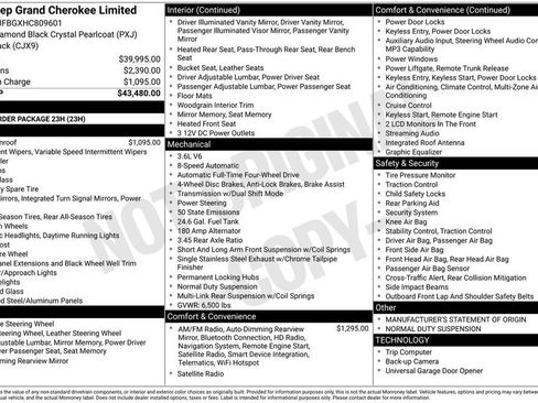 Used 2017 Jeep Grand Cherokee Limited image 32