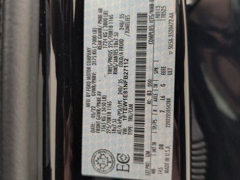 Used 2022 Ford F150 Tremor w/ Trailer Tow Package image 45