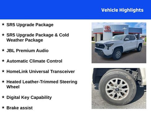 Used 2024 Toyota Tacoma SR5 AWD/4WD image 4