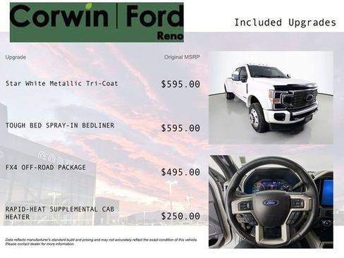 Used 2022 Ford F450 Platinum w/ FX4 Off-Road Package image 3