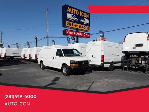 Used 2020 Chevrolet Express 3500 3500 3dr Extended Cargo Van w/ Driver Convenience Package image 1