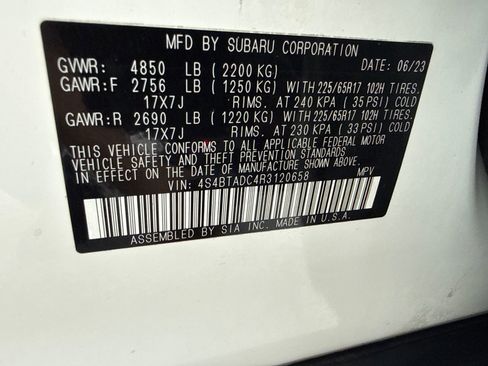 Used 2024 Subaru Outback Premium AWD/4WD image 54