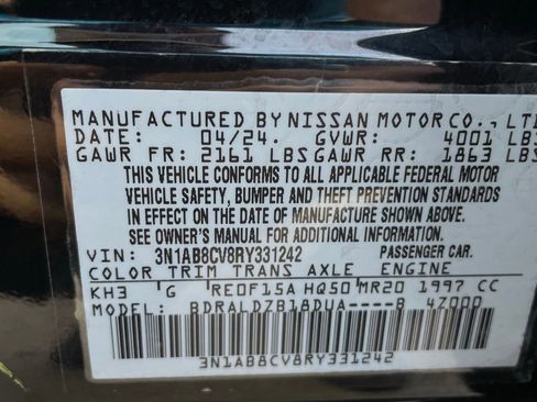 Used 2024 Nissan Sentra SV FWD image 28