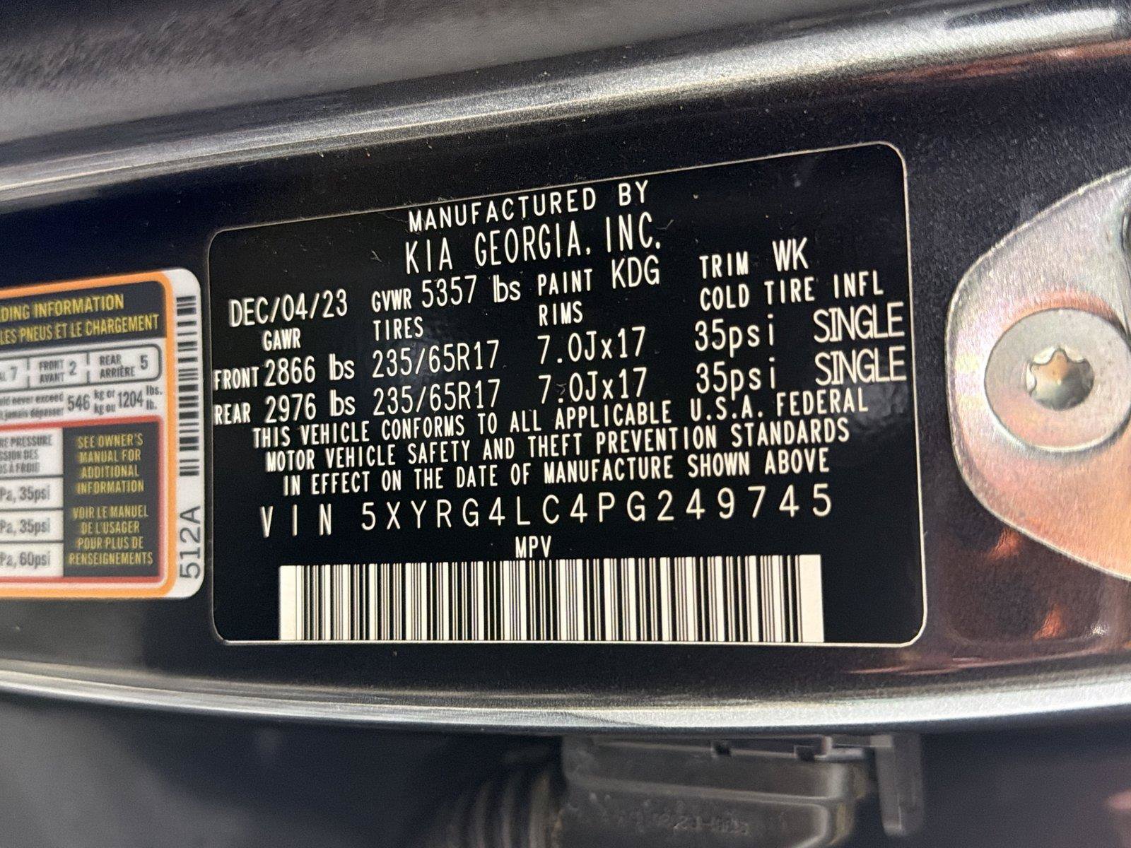 Used 2023 Kia Sorento LX FWD image 30