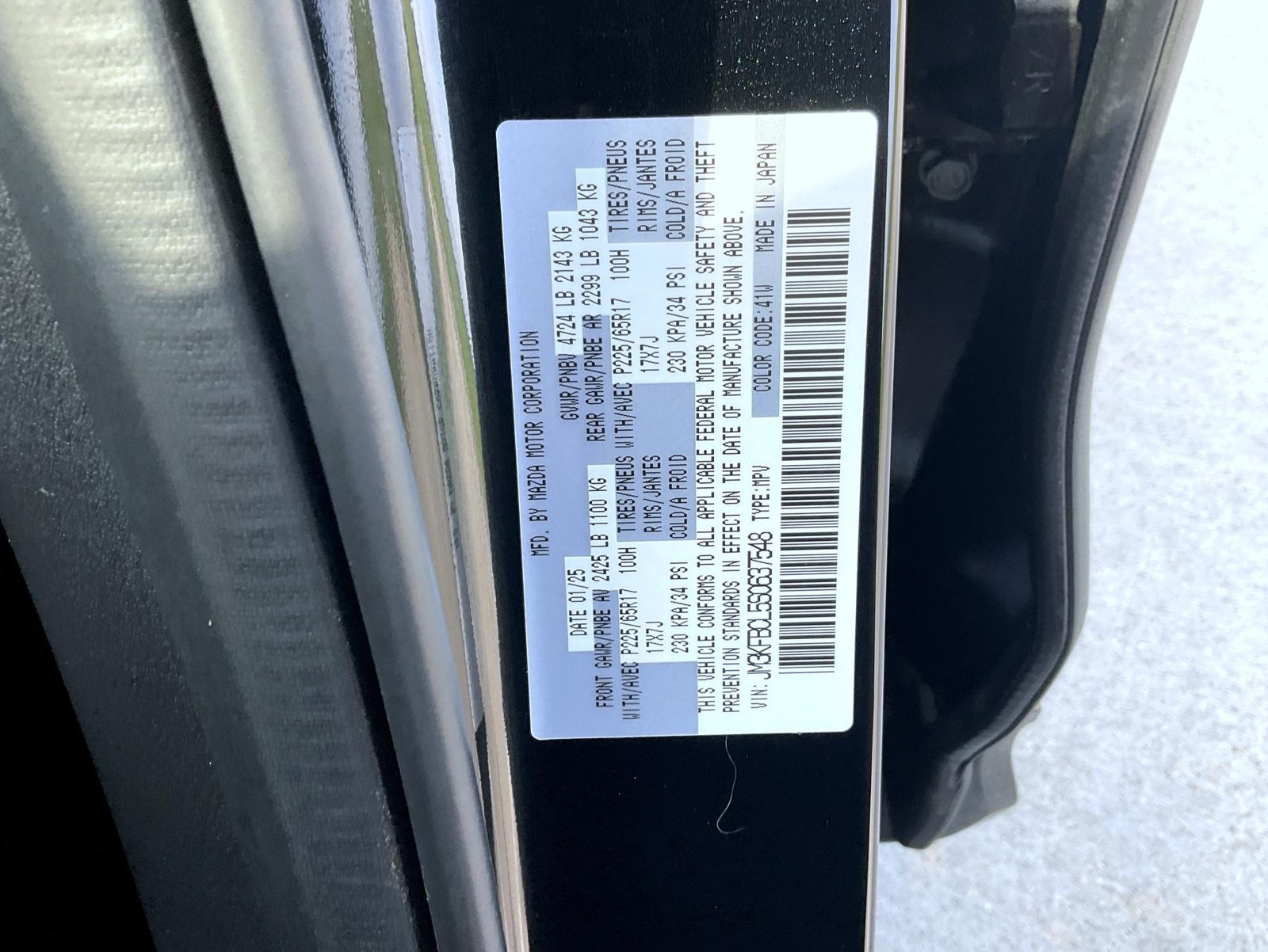 Used 2025 MAZDA CX-5 AWD 2.5 S w/ Preferred Package image 25
