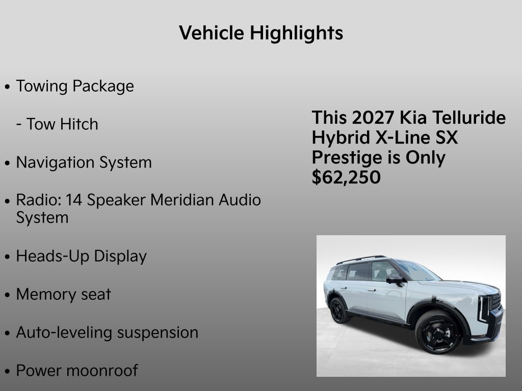New 2027 Kia Telluride X-Line SX Prestige AWD/4WD image 35
