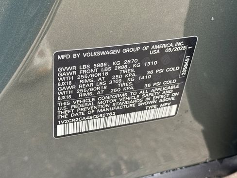 New 2025 Volkswagen Atlas Peak Edition SE AWD/4WD image 30