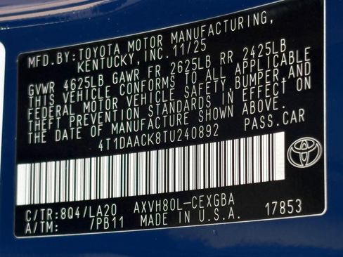 New 2026 Toyota Camry XLE image 24