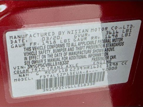 Used 2020 Nissan Kicks SV image 39