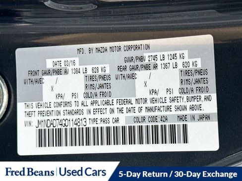 Used 2016 MAZDA MX-5 Miata Grand Touring image 29