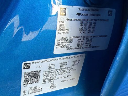 Certified 2023 GMC Sierra 1500 AT4X image 30