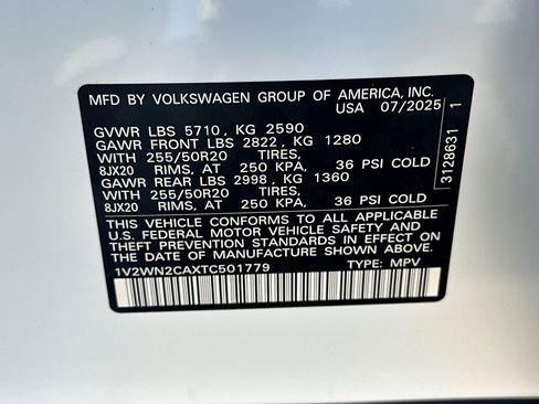 New 2026 Volkswagen Atlas SE FWD image 26