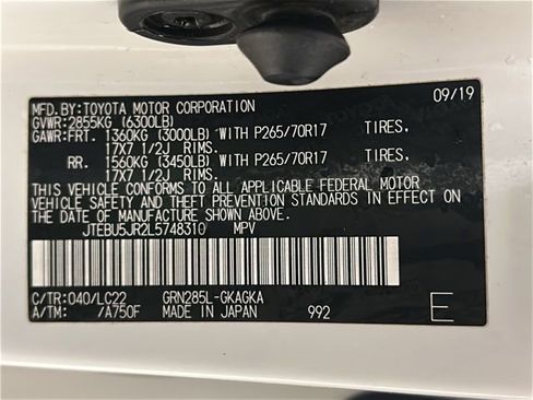 Used 2020 Toyota 4Runner TRD Off-Road Premium w/ Moonroof Package image 30